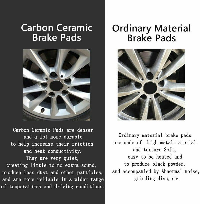 EXPPOWER D906 D995 Front Rear Ceramic Brake Pads Kits 8pcs fit For 2004-2010 For Toyota For Sienna - Image 5